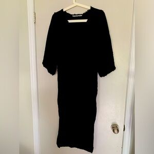 Zara black beach cover up